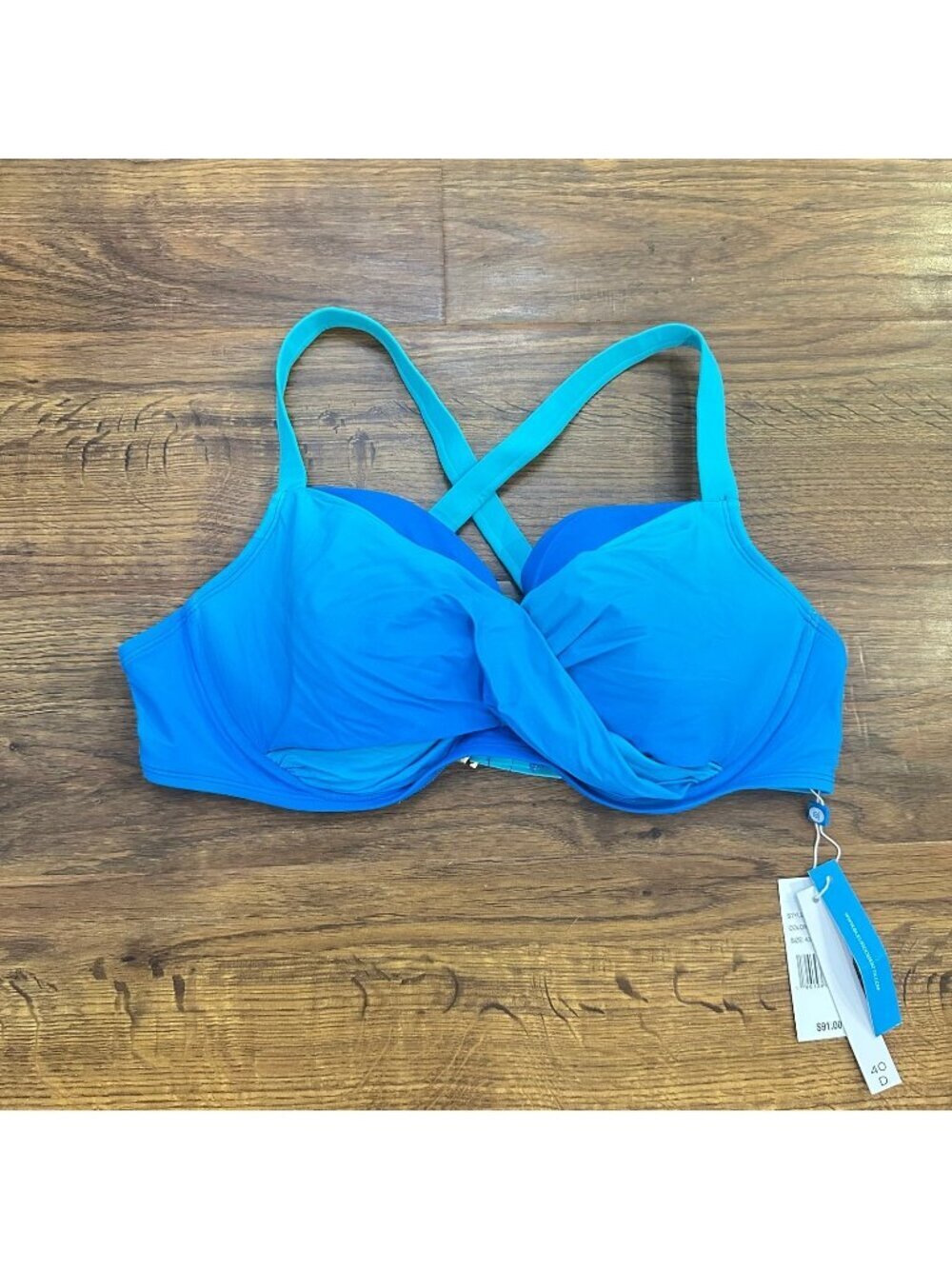 NWT Bleu Rod Beattie underwire bikini top